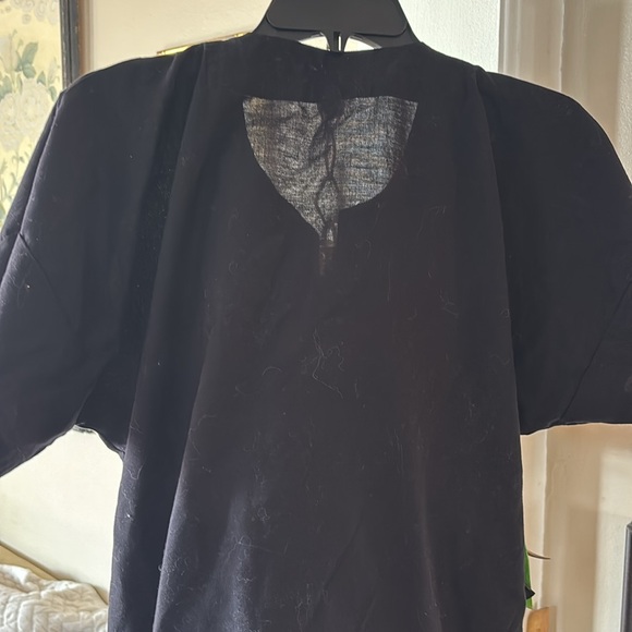 Vintage embroidered peacock Moroccan kaftan maxi dress - Picture 6 of 6